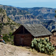 Cottage on the way down into the Copper Canyon